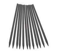 Gogogmee 12 piezas Horquillas de Madera Retro sin Accesorios para Peinados Vintage y Recogidos Pasadores Simples para Mujeres y Niñas