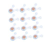 Gogogmee 12 Piezas Pack de Lámparas Colgantes Profesionales para Camping y Luz Trasera de Bicicleta Luz de Advertencia LED Resistente Accesorio y Portátil para Seguridad Nocturna al Aire