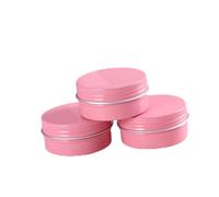 Gogogmee 12 Unidades Caja De Aluminio Mini Cosméticos 50ml para Crema Ungüento Maquillaje De Viaje Resistente y