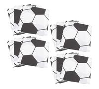 Gogogmee 120 piezas Servilletas de Papel de Fútbol Desechables con Estampado de Balón para Fiesta y Cumpleaños Temática de Soccer Vajilla Decorativa para Eventos Deportivos