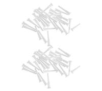 Gogogmee 120 Tapones de Aire para Balones de Yoga 5 CM Adaptadores de Válvula de Plástico para Repuesto Accesorios Duraderos para Pelota de Ejercicio y Juguetes Inflables Kit Completo