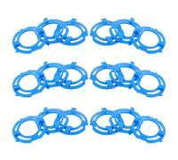 Gogogmee 18 Piezas Accesorio para Afeitadora S5000 Soporte para Cabezal de Afeitado Color Azul Plástico Compacto y Estilizado para Baño y Viaje Rendimiento Constante y Ajuste