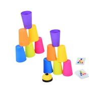Gogogmee 1Juego Apilamiento de Juguetes para Juguete Educativo de Plástico para Desarrollar Habilidades de Comunicación y Motricidad