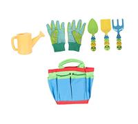 Gogogmee 1Juego Herramientas de Jardinería para Palas y Rastrillo para Plantación Juguetes de Playa y Jardín para Actividades al Aire y Aprendizaje Familiar