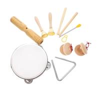 Gogogmee 1Juego Instrumentos Musicales de Percusión para Natural Juguetes Educativos para Desarrollo Artístico y Musical para Pequeños y Bebés