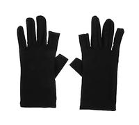 Gogogmee 1Par Guantes de Manicura UV Protección Solar Guantes Cortos sin Dedos Salón y Actividades Aire Tus Manos Cuidado Conducción