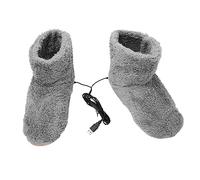 Gogogmee 1par Usb Calentador De Pies Eléctrico Zapatos Térmicos De Peluche Para Hombres Calentadores Prácticos y Cómodos Para Uso Casa y Parejas