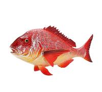 Gogogmee 1Pieza Adorno de Rojo Artificial Simulado para Acuario Juguete Marino de Decoración Realista para Peceras y Colecciones para Desarrollo Cognitivo