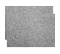 Gogogmee 2 Alfombrillas de Fieltro Gris para Caligrafía y Dibujo 40x60 Cm, Tapete Absorbente de Tinta para Escritorio, Colchoneta Práctica para Estudiantes y Artistas