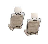 Gogogmee 2 Antipatadas Protectores Transparentes de Respaldo y Protección contra Desgaste Funda de Pvc para Asiento de Coche Trasero