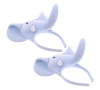 Gogogmee 2 Diademas de Elefante de Dibujos Animados Ligeras de Tela y Plástico para Fiesta y Cosplay Diseño Tridimensional y Transformación Rápida