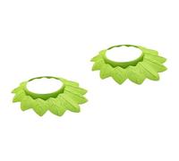 Gogogmee 2 Gorros De Ducha De Eva Con Forma De Hoja Para Bebés Y Recién Nacidos Con Enjuague De Champú Para Niños Y Niñas.