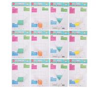 Gogogmee 2 Juegos Conjunto de Sólidos Geométricos Plegables con Cuerda para Aula Modelos de Figuras Geométricas Transparentes y Portátiles Kit Didáctico de Manipulativos Matemáticos