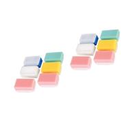 Gogogmee 2 Juegos De Cepillos De Esponja Para Baño De Bebé Exfoliantes Corporales Cerdas Suaves Y Sensoriales Material Resistente Para Niños Y Niñas (6 Unidades)
