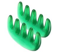 Gogogmee 2 Pcs Peine de Masaje del Cuero Cabelludo 5 Dientes, Herramienta de Masaje Portátil para Cabello Rebelde y Relajación, Adecuado para Uso en Casa