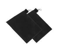 Gogogmee 2 Piezas Bolsa Golf Nylon Resistente para tee y Bolas con Cremallera Fuerte y Mosquetón Giratorio Organizador Multifuncional Portátil para Accesorios Golfistas