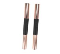 Gogogmee 2 Piezas Cepillo de Maquillaje Doble Punta Ajustable Pincel de Silicona para Labios con Tapa Protectora Aplicador de Corrector Portátil para Labios y Rostro Compactas para