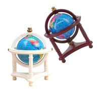 Gogogmee 2 Piezas De Globo Terráqueo En Miniatura Educativo Globo Terráqueo En Miniatura para Casa De Muñecas para Niñas De