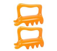 Gogogmee 2 Piezas Dual Push Manual Massage Tool para Espalda y Cuello Herramienta Portátil de Gua Sha para Relajación Muscular y de Puntos Gatillo