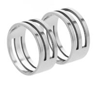 Gogogmee 2 piezas Herramientas Apertura Cierre Anillos Salto Acero Inoxidable Herramienta Versátil para Fabricación Joyas Manualidades y Reparación Collares Útil para Llaveros y Accesorios