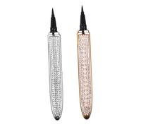 Gogogmee 2 piezas Lápiz de Ojos Resistente al Sudor Unidades Delineador Autoadherente con Brillo para Maquillaje Duradero y Fácil Aplicación Secado Rápido Seguro y Suave para Delinear