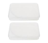 Gogogmee 2 Piezas Lavapiés de nanovidrio raspador de piel muerta removedor de la piel muerta del pie Transparent