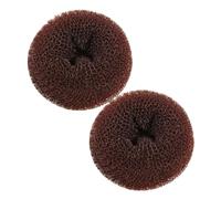 Gogogmee 2 piezas Moldeador de Moño Donut para Cabello Extensiones de Coleta Accesorios para Peinados Elegantes Mujeres Herramienta Fácil para Moños Fiestas y Bodas