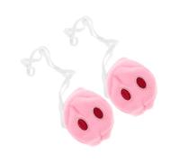 Gogogmee 2 Piezas Nariz De Cerdo Accesorios Para Disfraz De Cerdo Accesorios De Vestuario De Ambiente Festivo Emprendedor De Nariz De Conejo De Lujoso Disfraz De Nariz Falsa Paño Rosa