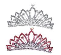 Gogogmee 2 Piezas peine de para niñas mini peine cumpleaños de niña accesorios para el cabello para niños sombreros de princesa de niños peine de para niños