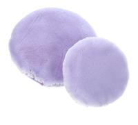 Gogogmee 2 piezas Polvo Maquillaje Doble Cara Puff Pequeño Redondo para Mujer Suave Aplicador Polvos Sueltos Textura Delicada para Rostro y Ojos