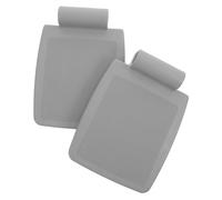 Gogogmee 2 Piezas Reposapiés de Repuesto para Silla de Ruedas, Plataforma Estable y Cómoda Diseño Grueso, Adecuado para Personas Mayores en Uso Doméstico