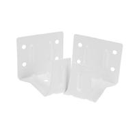 Gogogmee 2 Piezas Soportes para de Ventana Blancos Soporte Central para Riel Superior Clips de Montaje para Instalación Fácil de y Cortinas Hogar y Oficina