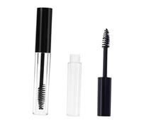 Gogogmee 2 piezas Tubo Rímel Vacío con Cepillo Integrado Botellas para Crema de Pestañas Grande y Pequeño Cuerpo Transparente con Tapa Negra Reutilizables para Maquillaje Color Aleatorio