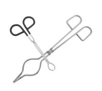 Gogogmee 2 pinzas metálicas para varillas de moxa: herramientas manuales resistentes al calor para la práctica terapéutica. Soporte para rollos de moxa para terapia de moxibustión portátil y