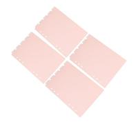 Gogogmee 20 Hojas Separadores para Archivador de PP Resistente Divisores de Índice con Pestañas Color Rosa para Planificadores Personales y Diarios de Viaje Paquete