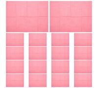 Gogogmee 20 Láminas Desechables para Tatuajes y Uñas, Tapetes Impermeables de Película Compuesta Rosa, Protección Profesional para Mesas de Manicura y Estudios de Tatuaje