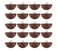 Gogogmee 20 Piezas abrigo estilo vintage Botones de madera para coser botón con gancho botones para coser vintage lindos Coffee
