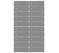 Gogogmee 20 Piezas Almohadillas Térmicas para Rizar el Cabello 20 Unidades 10,4 X 3,6 CM Láminas Aislantes Reutilizables para Permanente en Salón Protección contra Calor para Peluquería