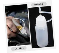 Gogogmee 20 piezas Botellas Aplicadoras de Pegamento Preensambladas de Portátiles para Aceite y Pintura Diseño Compacto para Manualidades DIY