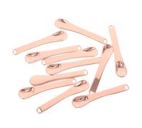 Gogogmee 20 piezas Espátulas Metálicas para Crema Facial y de Ojos Aplicadores Reutilizables de Zinc para Cuidado de Diseño Elegante y Compacto Herramienta Multifunción para Cremas y
