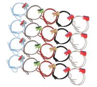 Gogogmee 20 piezas Lazos Elásticos para Cabello de Niñas con Diseños de Animales y Dibujos Animados Accesorios Suaves y Cómodos para Pelo Mediano y Grueso para Niñas de Años