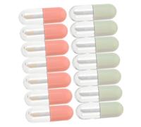 Gogogmee 20 piezas Tubos Brillo Labios Vacíos Recargables DIY Bálsamo Labial Contenedores con Tapa para Líquidos Labiales