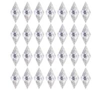 Gogogmee 200 Piezas de Gemas de Imitación para Uñas en Forma de Diamante, Gemas de Circonita Plata Parte Trasera Plana, Fáciles de Aplicar Uso Diario y Colección