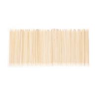 Gogogmee 200 piezas Palitos de Madera para Uñas Accesorios Dobles para Manicura y Pedicura Limpieza de Cutículas y Esmalte Madera Natural Segura y Suave Portátiles para Uso Profesional y