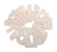 Gogogmee 24 Letras Griegas De Madera Alfabeto Cuentas Adornos De Madera