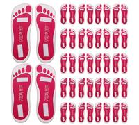 Gogogmee 25 Pares Protectores Desechables para Pies Adhesivos Antideslizantes Almohadillas para Suelas sin Bronceado Accesorios Flexibles para Salones y Uso Personal Fiestas y Eventos