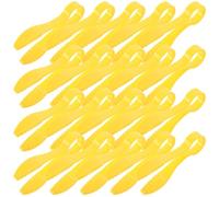 Gogogmee 25 Piezas Pinzas de Plástico Ergonómicas para Motricidad Fina y Psicomotricidad Juguetes Interactivos para Preescolar Accesorio Duradero para Clasificación y Aprendizaje