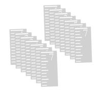 Gogogmee 2juegos Regla Para Gráficos De Crecimiento De Plantilla De Tabla De Crecimiento Infantil De Plástico Para Decoración De Pared y Seguimiento Del