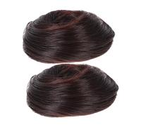 Gogogmee 2pcs Soporte De La De Caballo Extensión Del Moño Esponjoso Y Natural Para Peinar El Moño Para El Moño Para El Cabello Para Eventos Cotidianos Y Ocasiones Especiales