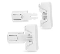 Gogogmee 2Piezas Cerraduras de Seguridad para Muebles Cerraduras Adhesivas para Gabinetes y Neveras Protección para Instalación y Durable